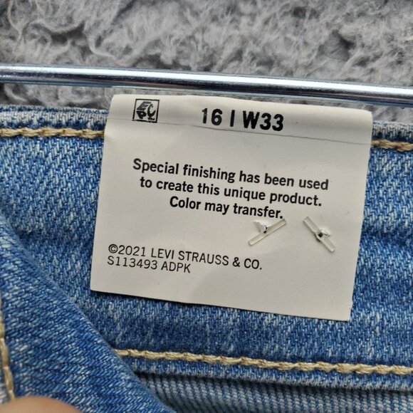 Signature By Levi Strauss Jeans Womens 16 Light Blue Mid-Rise Boyfriend *NWT* - Picture 4 of 15